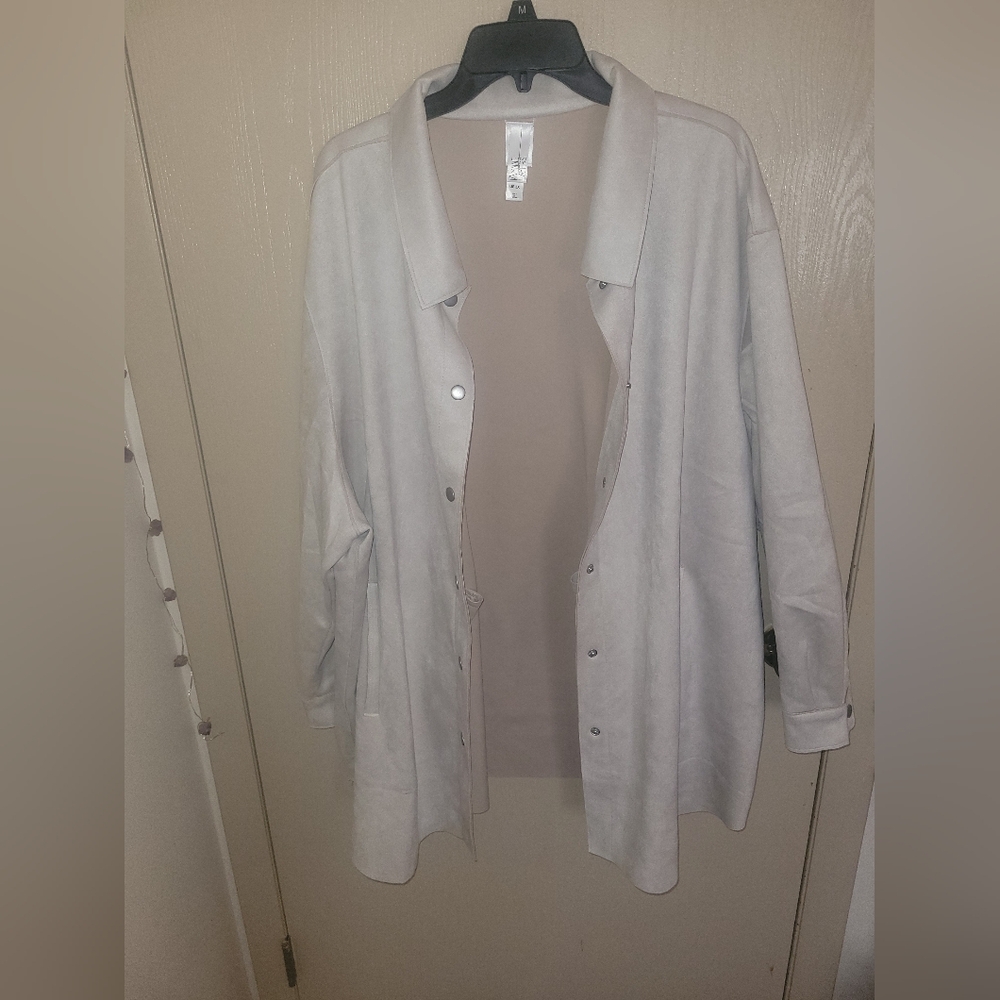 Marla Wynne Wynne Layers Beige Matching Set NWOT classy Womens Plus Size 3X 24W - Picture 5 of 9